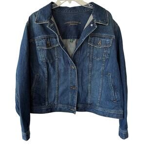 Lauren Jeans Co. Denim Jacket slightly sits on waist slightly oversized size 1X